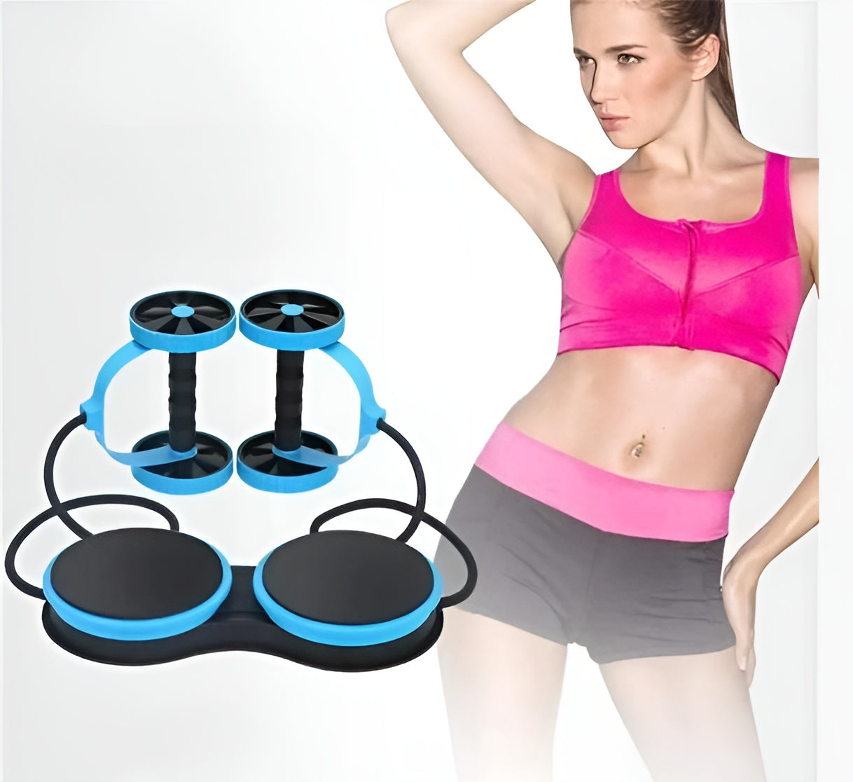 Wheel Roller for Core Workouts, Abdominal Roller Wheel with Knee Pad