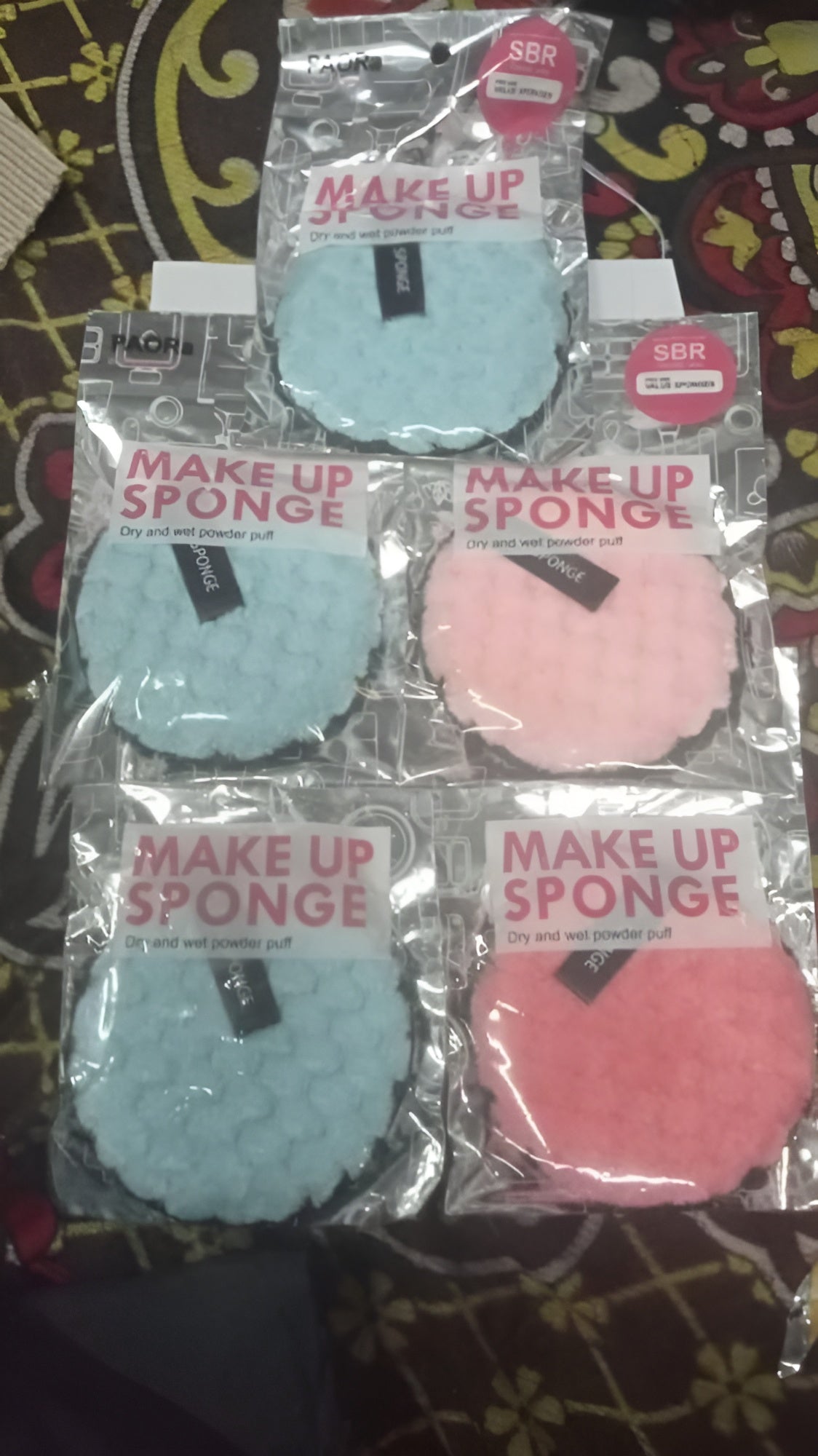 Microfiber Reusable Makeup Removal Sponge Pads For Deep Cleansing (Pack of 3)