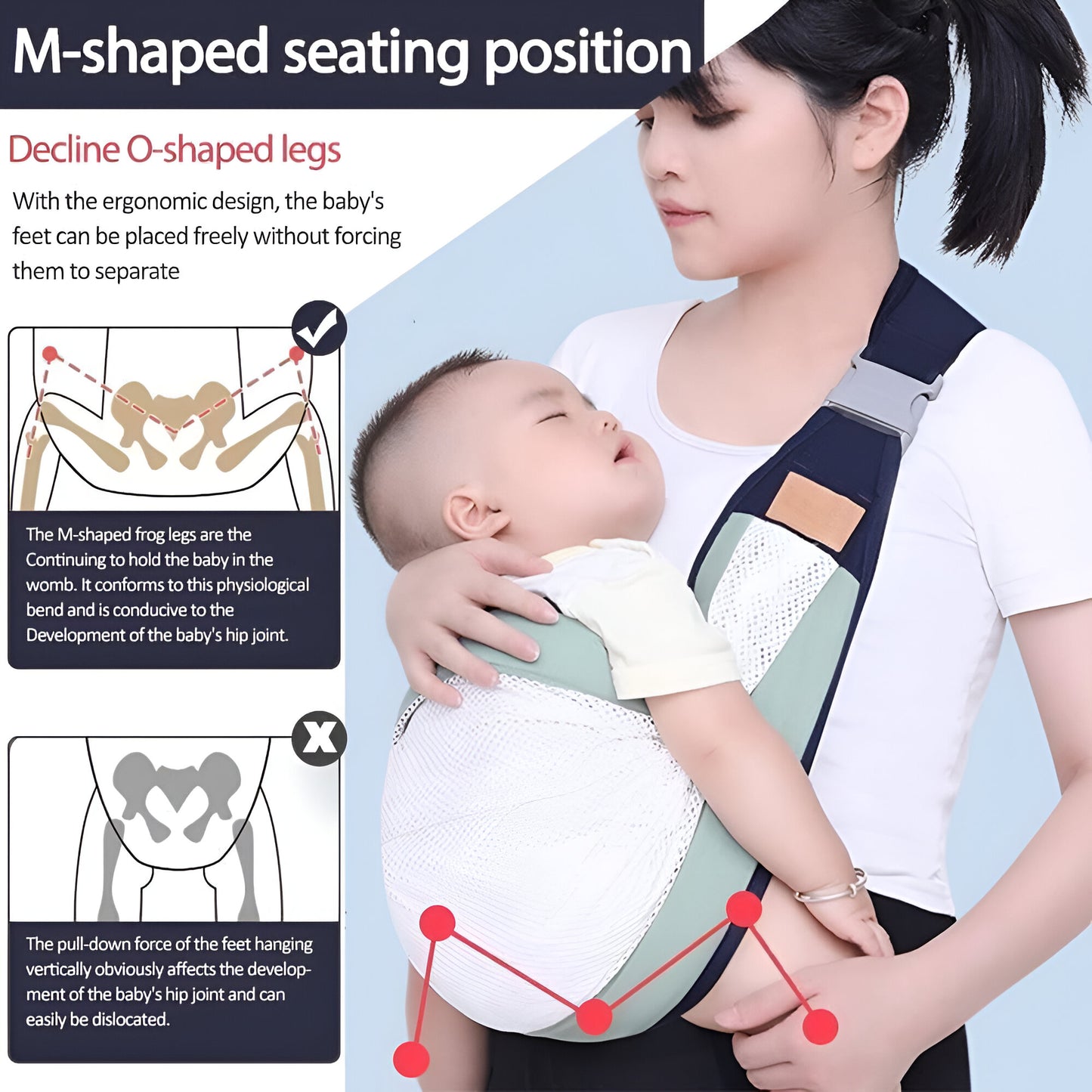 Baby Carrier for Newborns and Toddlers