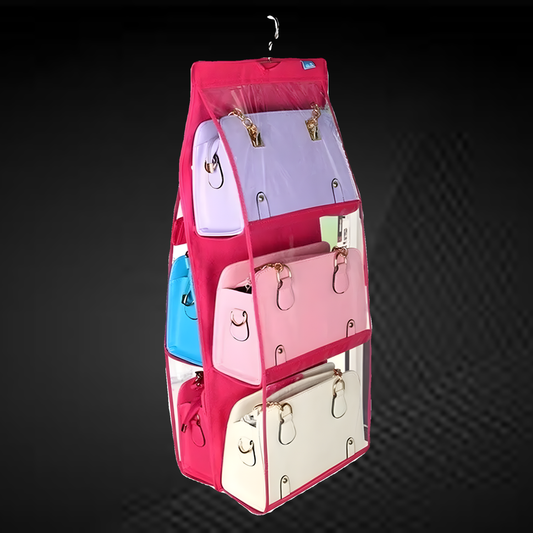 6 Pocket Hanging PVC Storage Bags Organizer